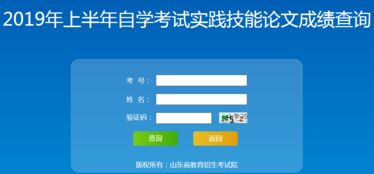 山東省2019年上半年自學(xué)考試實(shí)踐技能與論文成績(jī)查詢指南及技術(shù)支持說(shuō)明